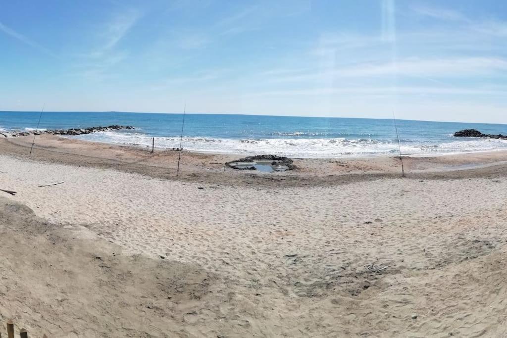 Appart 5P Terrasse Sud Vue Mer, Acces Direct Plage Frontignan Bagian luar foto